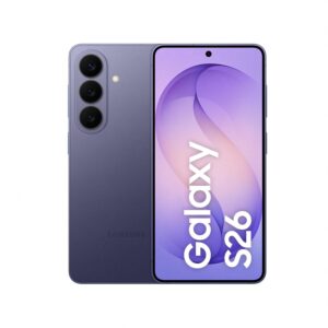 Samsung Galaxy S26 5G (Cobalt Violet, 12GB RAM, 256GB Storage), AI Phone, Photo Assist, Creative Studio, 50MP Camera with ProVisual Engine, Powerful...